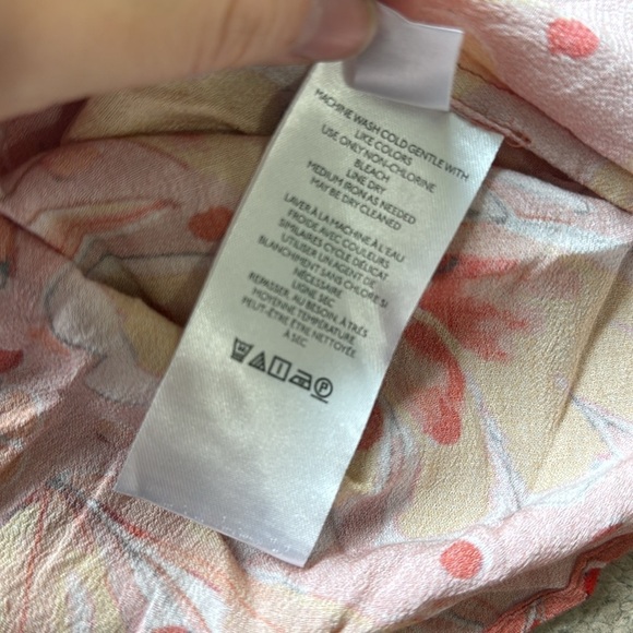 ✨Vera X Anthropologie Floral Orange Blouse✨ - Picture 6 of 9